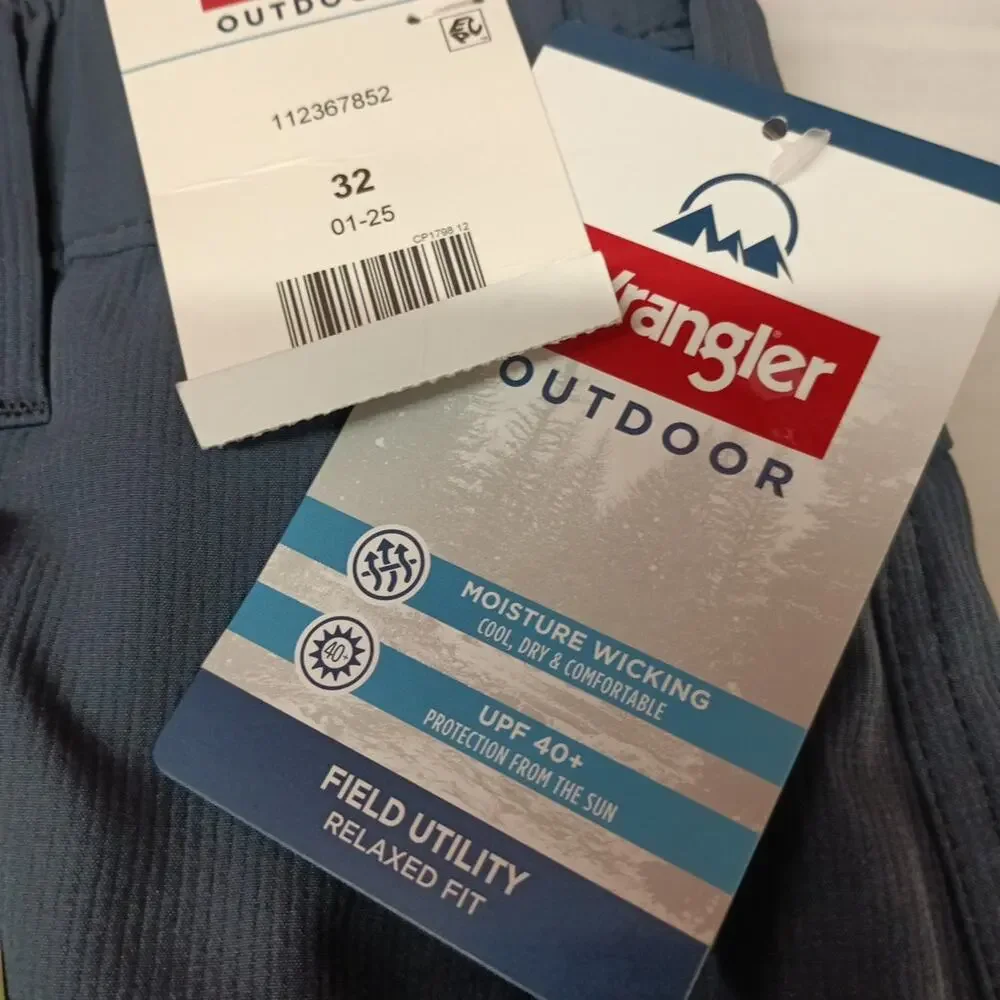 Wrangler Men's Field Utility Shorts‎ Size 32 Blue Relaxed Fit